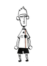 Cartoon: 11 Klose (small) by fubu tagged miroslav klose germany deutschland wm worldcup world cup 2010 weltmeisterschaft fussball soccer