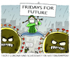 Cartoon: ... (small) by markus-grolik tagged klimawandel,klima,aktivisten,corona,greta,thunberg,fridays,for,future,virus,ankaempfen,spagat,demonstration,klimastreik,umwelt,regen,regenwetter