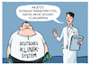Cartoon: Lauterbachs Klinikreform... (small) by markus-grolik tagged lauterbach,deutschland,klinik,klinikreform,gesundheitssystem,krankenhaeuser