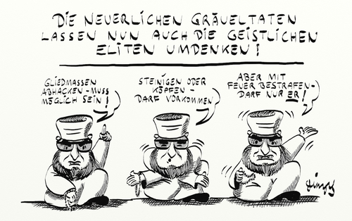 Cartoon: Das darf nur ER... (medium) by gimpl tagged imam,islam