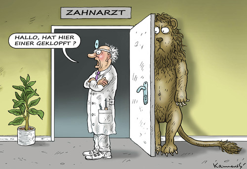 Cartoon: Löwe und Zahnarzt (medium) by marian kamensky tagged löwe,cecil,afrika,jagt,us,zahnarzt,löwe,cecil,afrika,jagt,us,zahnarzt