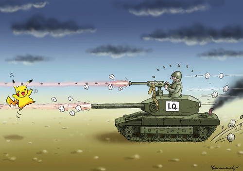 Cartoon: POKEMON TERRORKRIEG (medium) by marian kamensky tagged pokemon,terrorkrieg,pokemon,terrorkrieg