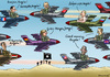 Cartoon: ANGELA UNTER JUNGS (small) by marian kamensky tagged erdogan,is,kurden,syrien,terror,irak,ankara,wahlen,in,der,türkei