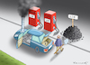 Cartoon: KRAFTSTOFFKRISE (small) by marian kamensky tagged kraftstoffkrise