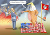 Cartoon: TRUMP ATTACKIERT BALTIMORE (small) by marian kamensky tagged brexit,theresa,may,england,eu,schottland,weicher,wahlen,boris,johnson,nigel,farage,ostern,seidenstrasse,xi,jinping,referendum,trump,monsanto,bayer,glyphosa,strafzölle