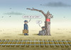 Cartoon: WARTEN AUF GODOT WESELSKY (small) by marian kamensky tagged lokführerstreik,db,streik,gdl,weselsky,achse,des,bösen