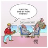 Cartoon: Bahn-Rowdy Pofalla (small) by Timo Essner tagged deutsche,bahn,ronald,pofalla,pofallabeendetdinge,pofallabeendetdiebahn,bahnvorstand,manager,management,kahlschlag,rowdy,cartoon,timo,essner
