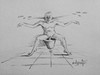 Cartoon: Bidet or not Bidet... (small) by Jori Niggemeyer tagged bad,bidet,mann,verwendung,irrtum,wasser,spritzen,schock,sitzen,verwunderung,schüssel,keramik,nackt,niggemeyer,joricartoon,cartoon