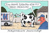 Cartoon: hochspezialisierung (small) by Andreas Prüstel tagged landwirt,spezialist,spezialisierung,elefantenkuh,milch