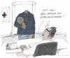 Cartoon: respekt! (small) by Andreas Prüstel tagged praxisgebühr