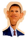 Cartoon: Barack Obama (small) by handren khoshnaw tagged handren,khoshnaw,barazk,obama,usa