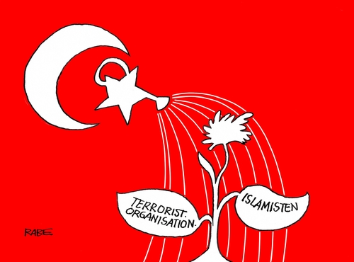 Cartoon: Wildwuchs (medium) by RABE tagged erdogan,merkel,türkei,böhmermann,satire,schmähgedicht,staatsaffäre,justiz,strafprozess,rabe,ralf,böhme,cartoon,tagescartoon,farbcartoon,ministerpräsident,flüchtlingskrise,platform,islamisten,organisationen,naher,osten,terroristen,is,attentate,verbindung,hamas,erdogan,merkel,türkei,böhmermann,satire,schmähgedicht,staatsaffäre,justiz,strafprozess,rabe,ralf,böhme,cartoon,tagescartoon,farbcartoon,ministerpräsident,flüchtlingskrise,platform,islamisten,organisationen,naher,osten,terroristen,is,attentate,verbindung,hamas