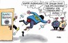 Cartoon: Rausschmiss (small) by RABE tagged bundesregierung,kanzlerin,merkel,cdu,koalition,schwarzgelb,fdp,liberale,schuldenkrise,euro,eu,brüssel,eurokrise,rettungsschirm,fiskalpakt,stabilitätspakt,eurobonds,griechenland,athen,spanien