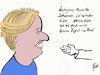 Cartoon: Giffey (small) by tiede tagged giffey,schavan,doktorarbeit,rom,papst,tiede,cartoon