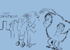 Cartoon: Impfung (small) by tiede tagged impfung,corona,adressaten,orang,utan,menschenaffen,tiede,cartoon,karikatur