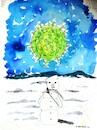 Cartoon: Climate Climax (small) by Zlatko Iv tagged climate,covid19,natur,sunset,korona