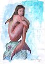 Cartoon: Fish Sirene (small) by Zlatko Iv tagged sea,love,zentrum,zirkus,kunst,engel,danke,libe,blitz,sterne