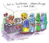 Cartoon: Paartherapie (small) by REIBEL tagged paar,therapie,gruppe,beratung,poligamie,ehe,probleme