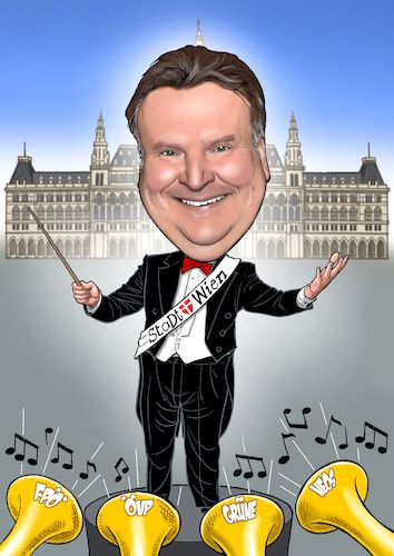 Cartoon: Bürgermeister Wien (medium) by Chris Berger tagged bürgermeister,wien,spö,michael,ludwig,bürgermeister,wien,spö,michael,ludwig
