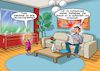 Cartoon: Delfintherapie (small) by Joshua Aaron tagged delphintherapie,rollmops,fisch,streicheln
