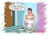 Cartoon: Wunschgewicht (small) by Chris Berger tagged körpergewicht,diät,fasten,wunschgewicht,abnehmen,dick,fett,fastenzeit