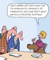 Cartoon: Anti-Women (small) by Karsten Schley tagged women,career,chauvinism,men,jobs,business,industry,economy,equality,social,issues