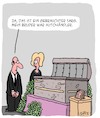 Cartoon: Bestattung (small) by Karsten Schley tagged bestattungen,tod,familien,wirtschaft,berufe,autos,autohändler,business,gesellschaft