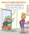 Cartoon: Bildung tut Not (small) by Karsten Schley tagged linksextremismus,antisemitismus,grüne,politik,bildung,schulen,demokratie,wahlen,gesellschaft,deutschland