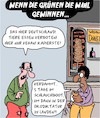 Cartoon: Diktatur (small) by Karsten Schley tagged qahlen,deutschland,parteien,demokratie,diktaturen,flucht,migration,ernährung,veganer,verbote,gesellschaft