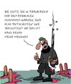 Cartoon: Französische Putschisten (small) by Karsten Schley tagged frankreich,islamismus,politik,terrorismus,demokratie,militär,sicherheit,gesellschaft