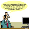 Cartoon: Nachsenden (small) by Karsten Schley tagged post,nachsendeantrag,ehe,liebe,scheidung,betrug,fremdgehen,beziehungen,hölle,männer,frauen