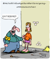 Cartoon: Nicht gucken (small) by Karsten Schley tagged metoo,fatwa,deneuve,frankreich,hetzjagd,frauen,männer,sex,übergriffe,diffamierungen,gesellschaft,medien