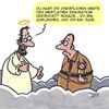 Cartoon: Schade eigentlich... (small) by Karsten Schley tagged religion,christentum,judentum,bibel,himmel,politik,nazis,jesus
