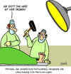 Cartoon: Umschulung (small) by Karsten Schley tagged wirtschaft,business,bildung,arbeit,arbeitslosigkeit,umschulung,gesundheit