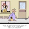 Cartoon: Was sollen die Nachbarn denken?? (small) by Karsten Schley tagged gesundheit,ernährung,essen,vegetarier,nachbarn,nachbarschaft,gesellschaft,deutschland,tratsch
