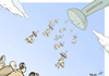 Cartoon: Immigration storm (small) by rodrigo tagged immigration,immigrants,minorities,discrimination,border,passport,illegal,work
