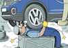 Cartoon: Overworkswagen (small) by rodrigo tagged auto industry volkswagen work employees workers overwork strike pay layoff