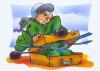 Cartoon: deployment abroad (small) by HSB-Cartoon tagged helicopter,soldier,politic