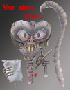 Cartoon: your adress please... (small) by HSB-Cartoon tagged horror,monster,munster,death,tod,creatur,kreatur,airbrush,cartoon