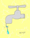 Cartoon: final water drop (small) by yasar kemal turan tagged final,water,drop