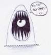 Cartoon: Im not so bad! (small) by meiadoisa tagged shark