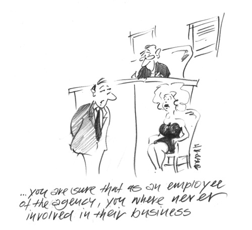 Cartoon: The Truth.... (medium) by helmutk tagged business