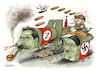 Cartoon: Machine gun (small) by kusto tagged putin stalin hitler war ukraine