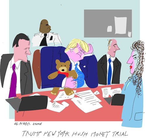 Cartoon: Hush money trail (medium) by gungor tagged epic,story,in,court,room,epic,story,in,court,room