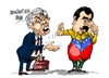 Cartoon: Felipe Gonzalez-Nicolas Maduro (small) by Dragan tagged felipe,gonzalez,nicolas,maduro,venezuela,espana,politics,cartoon