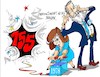 Cartoon: Soraya-Rajoy-155 (small) by Dragan tagged soraya,rajoy,155