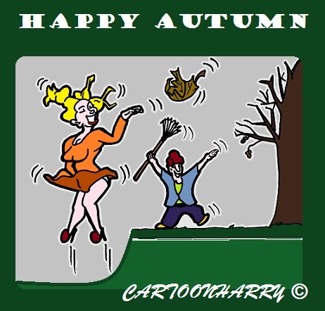 Cartoon: Happy Autumn (medium) by cartoonharry tagged autumn2015