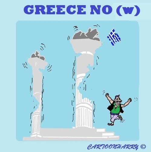 Cartoon: Now and Then1 (medium) by cartoonharry tagged greece,europe,referendum,no,yes,russia