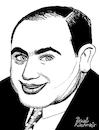 Cartoon: Al Capone II (small) by Pascal Kirchmair tagged al capone pate godfather mobster mafia boss crime family syndicate mastermind lord usa illustration drawing zeichnung pascal kirchmair cartoon caricature karikatur ilustracion dibujo desenho ink disegno ilustracao illustrazione illustratie dessin de presse du jour art of the day tekening teckning cartum vineta comica vignetta caricatura portrait retrato ritratto portret gangster chicago outfit mob prohibition era