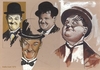 Cartoon: Laurel and Hardy Famous Comedian (small) by McDermott tagged laurelandhardy famous comedian tv comedy mcdermott